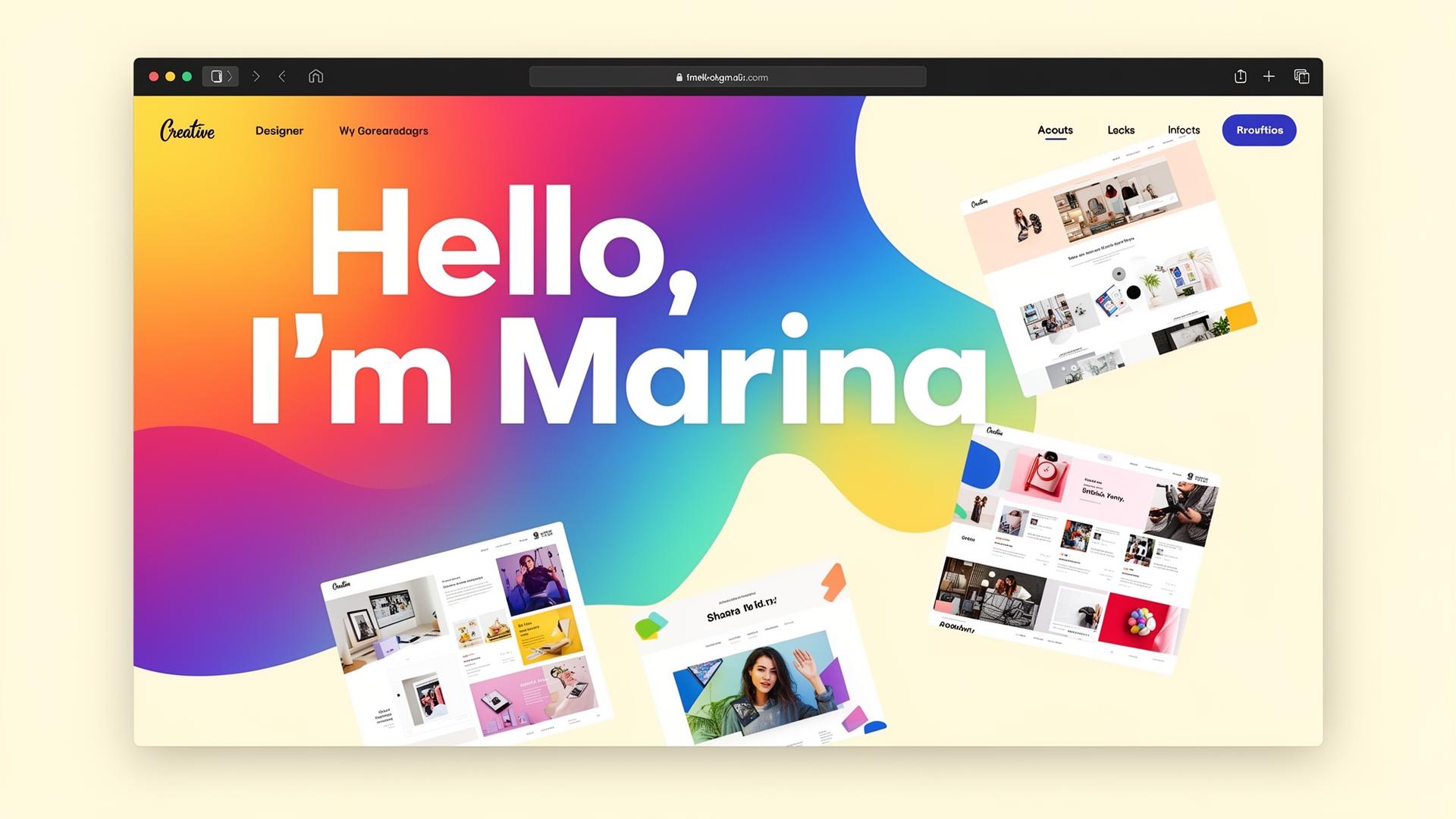 Exemplo de Portfólio: Estúdio Marina