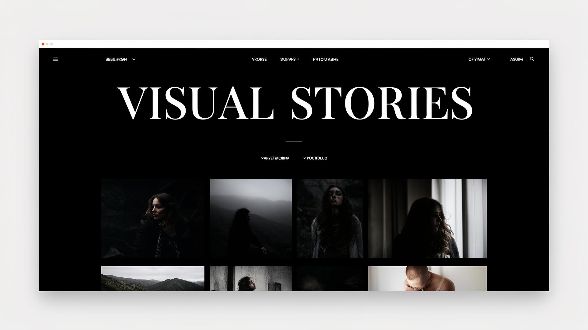 Exemplo de Portfólio: Visual Stories